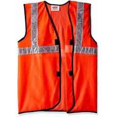 Tungsten Safety 2 inch 120 GSM Polyester Fabric Orange Reflective Safety Jacket