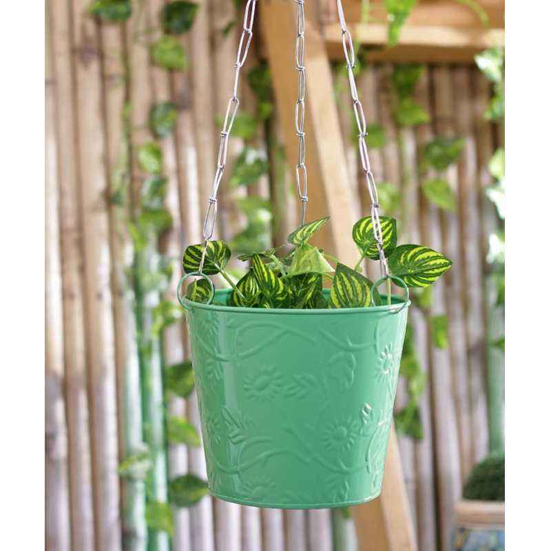 Green Girgit Green Hanging Bucket, GG_HBG
