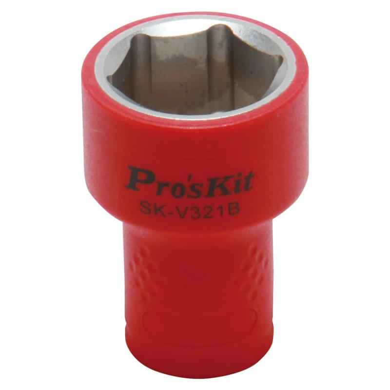 Proskit SK-V321B VDE 1000V Insulated 3/8 Inch Drive Socket 21mm