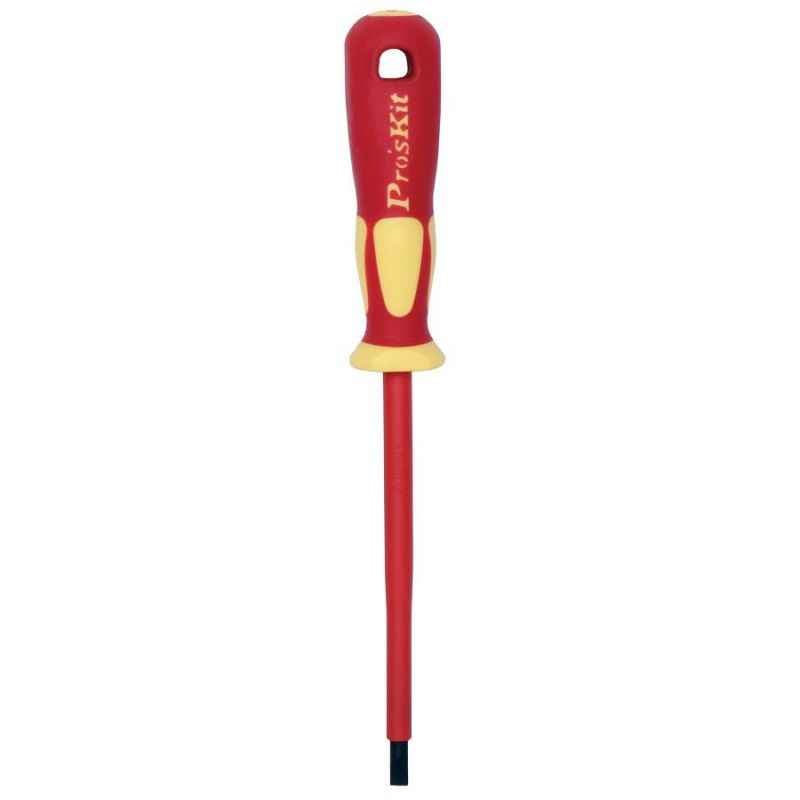 Proskit SD-800-S5.5 VDE 1000V Insulated Slotted Screwdriver 5.5x125 mm