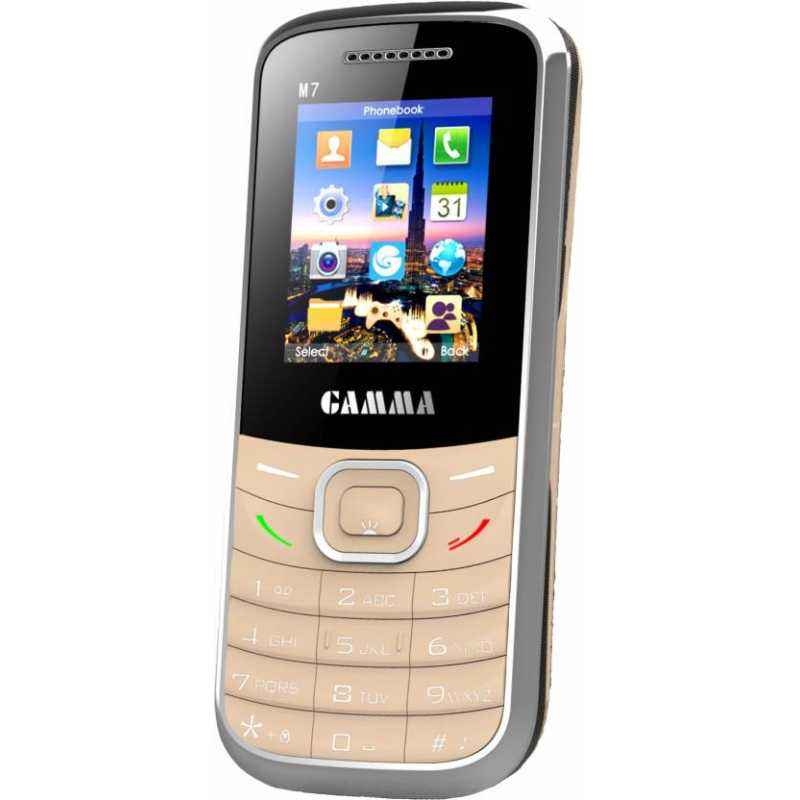 Gamma M7 Gold Dual SIM Feature Phone