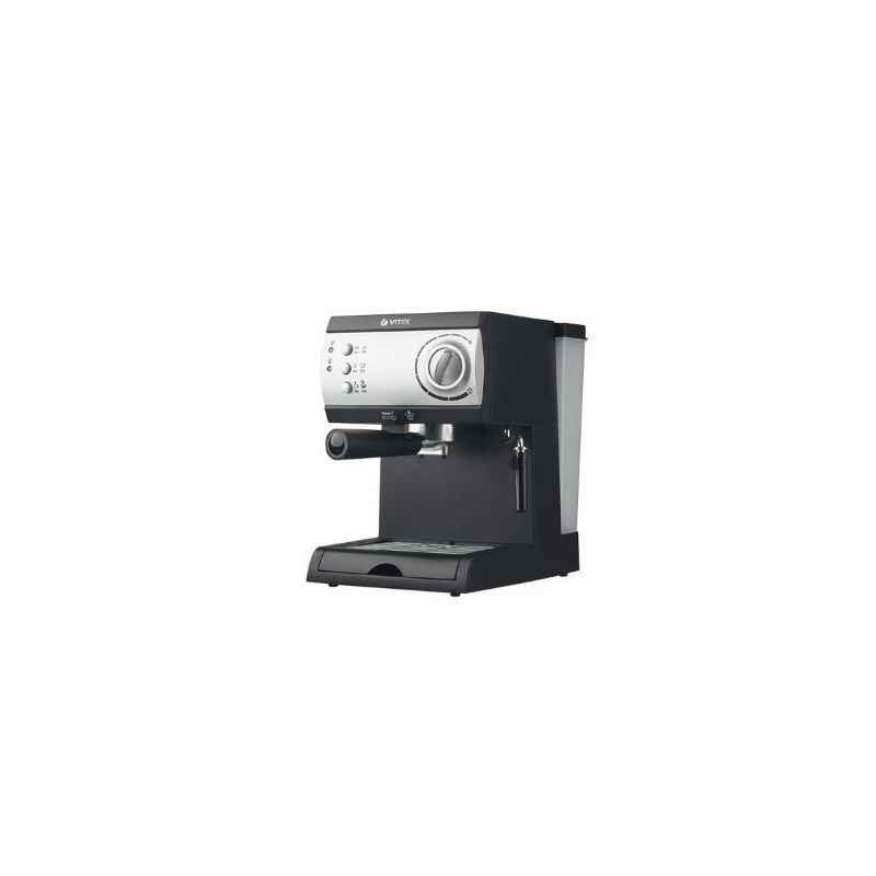 Vitex 10 Cups Espresso & Cappuccino Maker, VT-1511BK-I, Power: 1050 W