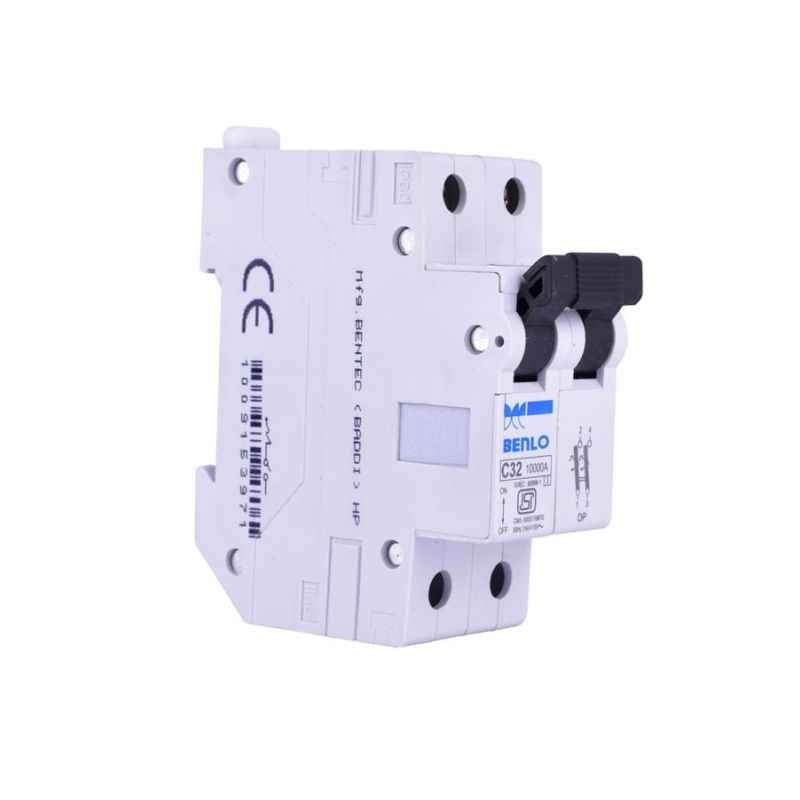 Benlo 40A B Type Double Pole MCB (Pack of 6)