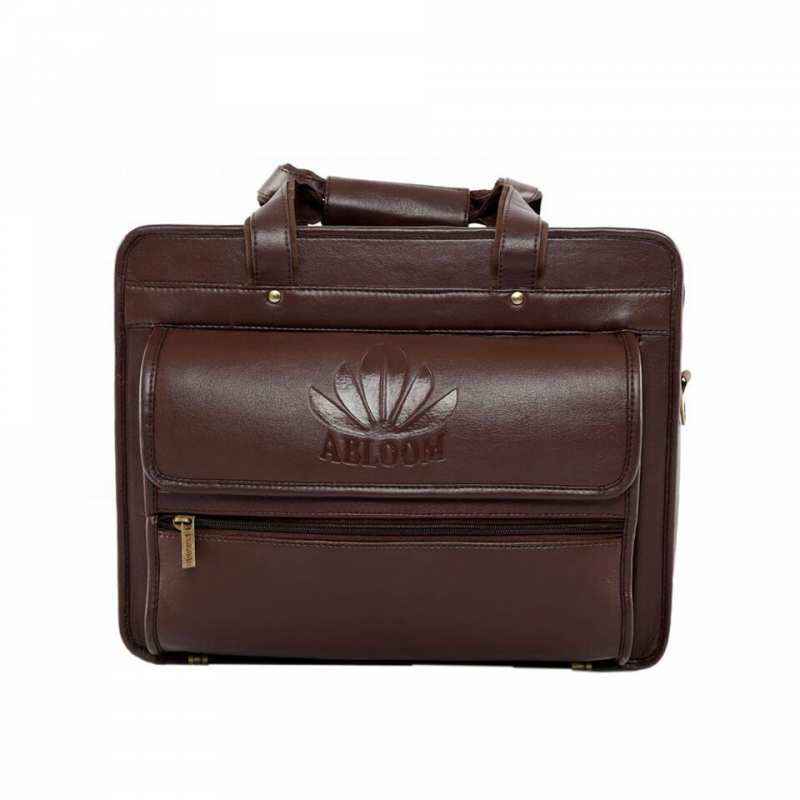 Abloom 1505 Dark Brown Synthetic Leather Laptop Bag