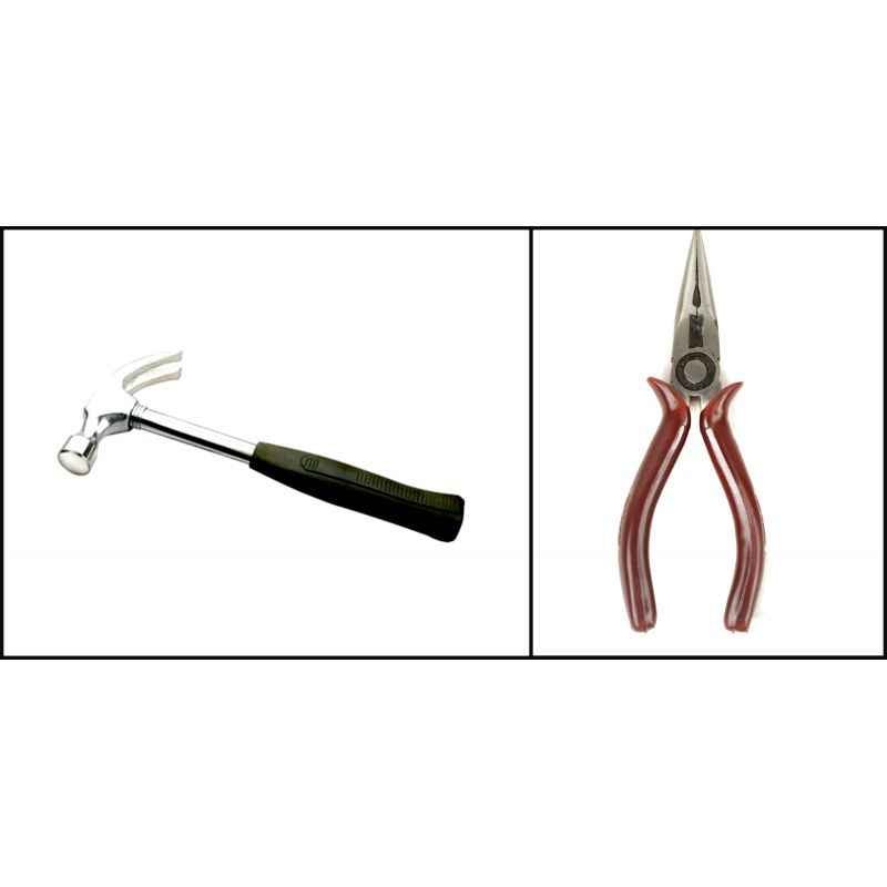 I-Tools Rubber Grip Hammer and Long Nose Plier