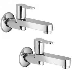 Jainex Admire Long Body Bibcock with Wall Flange & Free Tap Cleaner, ADM-6314-S2 (Pack of 2)