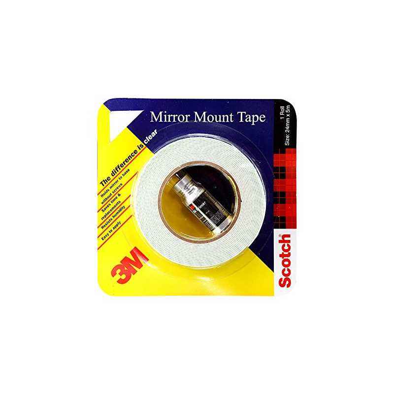 3M 2.4cm x 5m Mirror Mount Tape & Adhesion Promoter, 10ML-1N