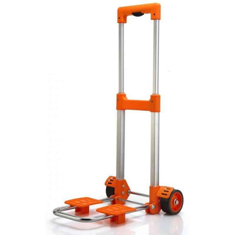 Blessed 12cm Orange Foldable Luggage Trolley, B5624