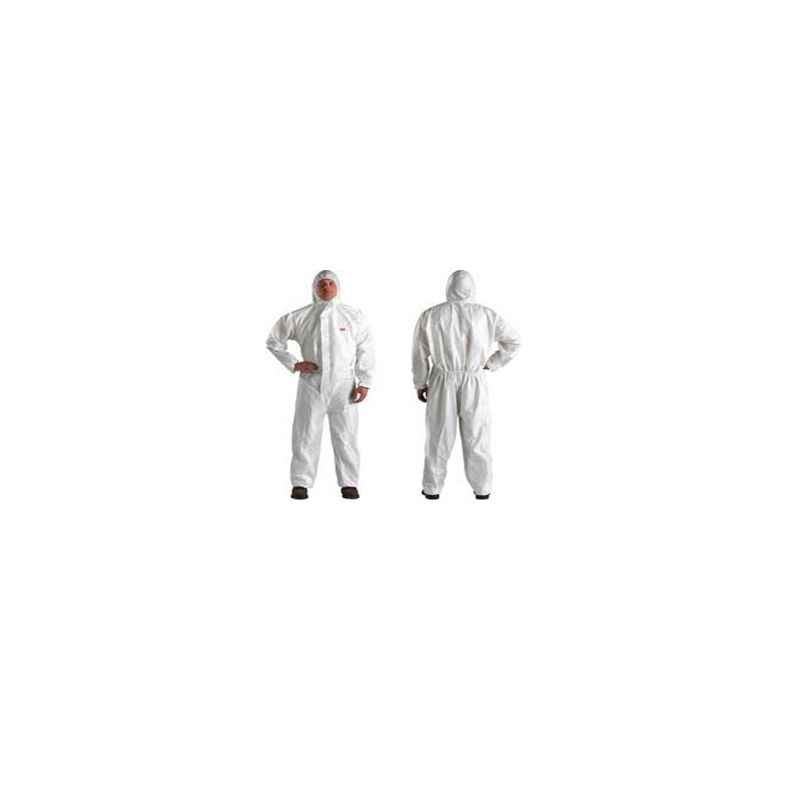 3M 4510 White Two Way Zipper Cover All (Pack of 10), Size: M