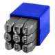 Malax 10mm Steel Stamps Number Punch Set