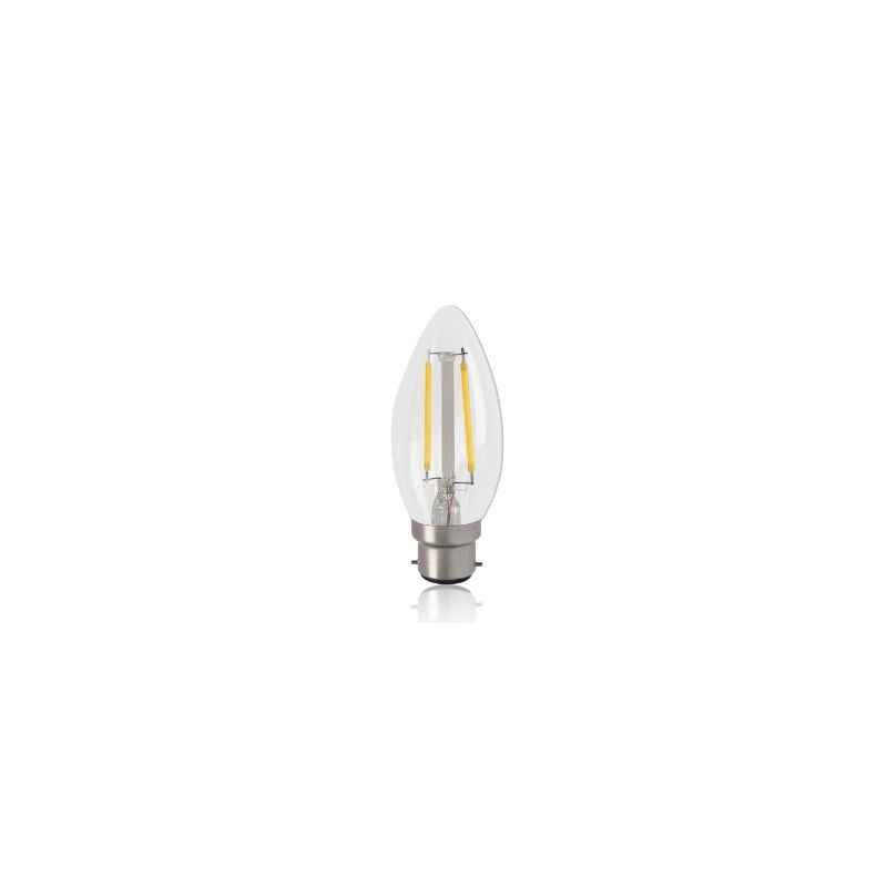 Havells 2W B22 Candle Warm White LED Filament Bulb, LHLDACECYC8U002