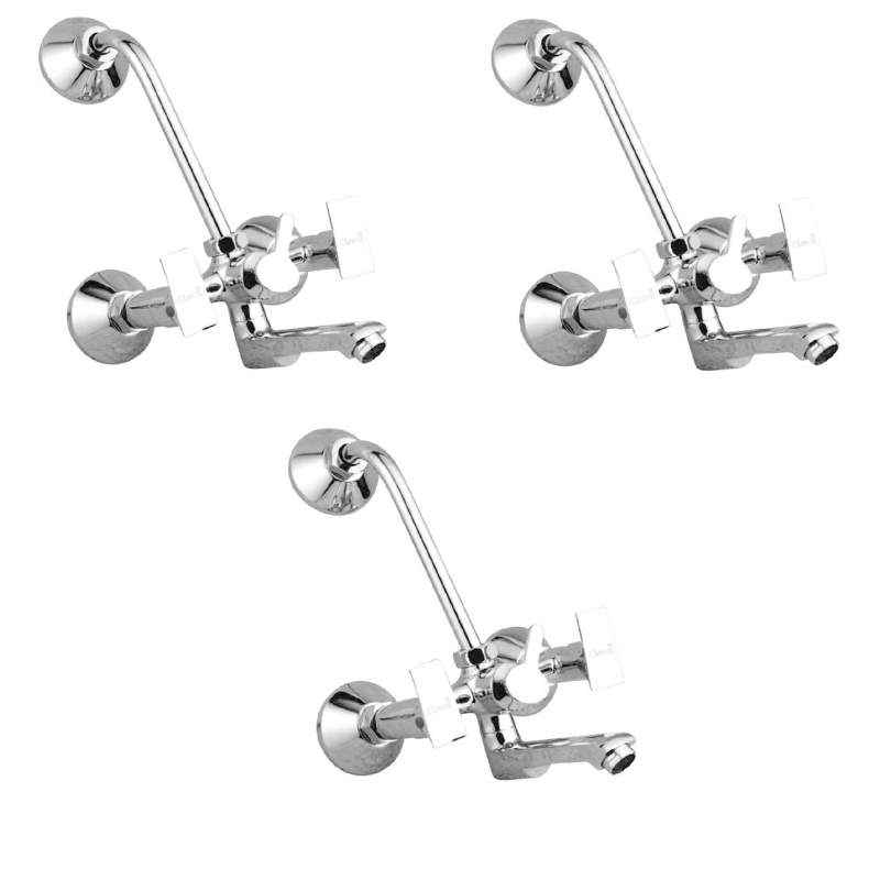 Oleanna GLOBAL Telephonic with "L" Bend Wall Mixer, GL-16 (Pack of 3)