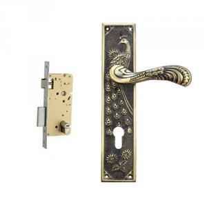 Plaza Rome Antique Finish Handle with 250mm Pin Cylinder Mortice Lock & 3 Keys