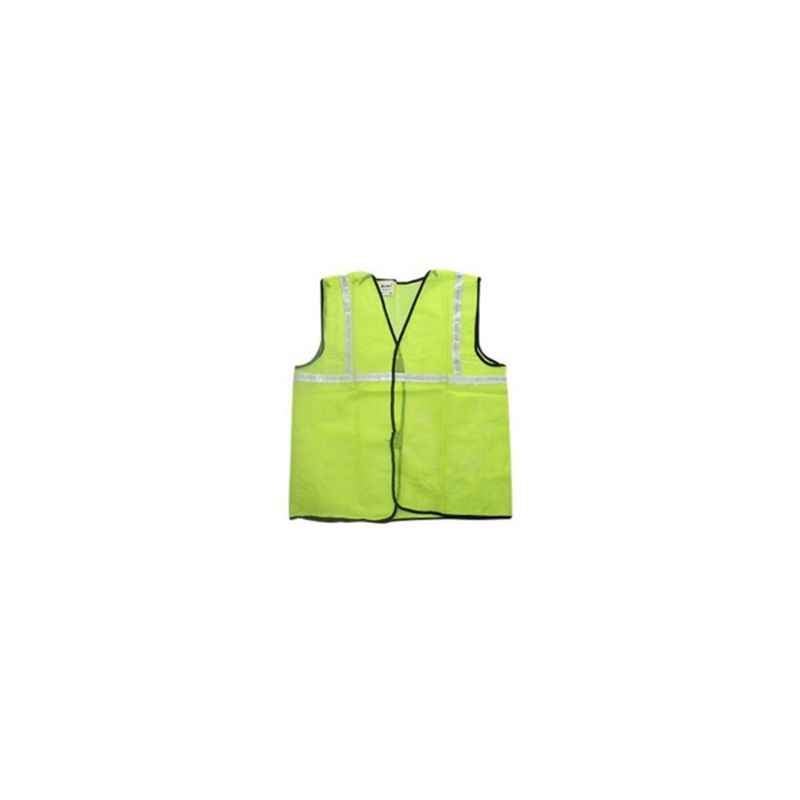 AST 1 Inch Fabric Type Green Safety Jacket, SSJ-02