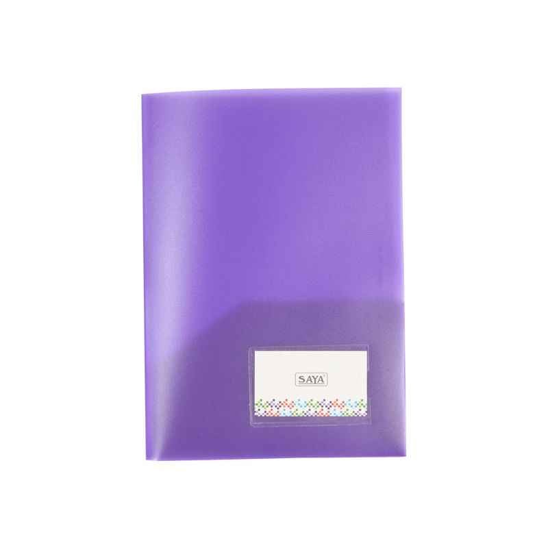 Saya SY408 Try-Purple Presentation Folder, Weight: 67 g