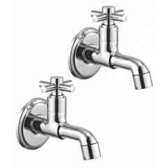Kamal Cross Bibcock, COR-2112-S2 (Pack of 2)