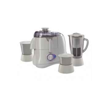 Glen 500W White Juicer Mixer Grinder with 3 Jar, GL 4015