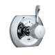 Jaquar Clarion 1/2 inch Chrome Finish Concealed Stop Cock, CQT-23083K