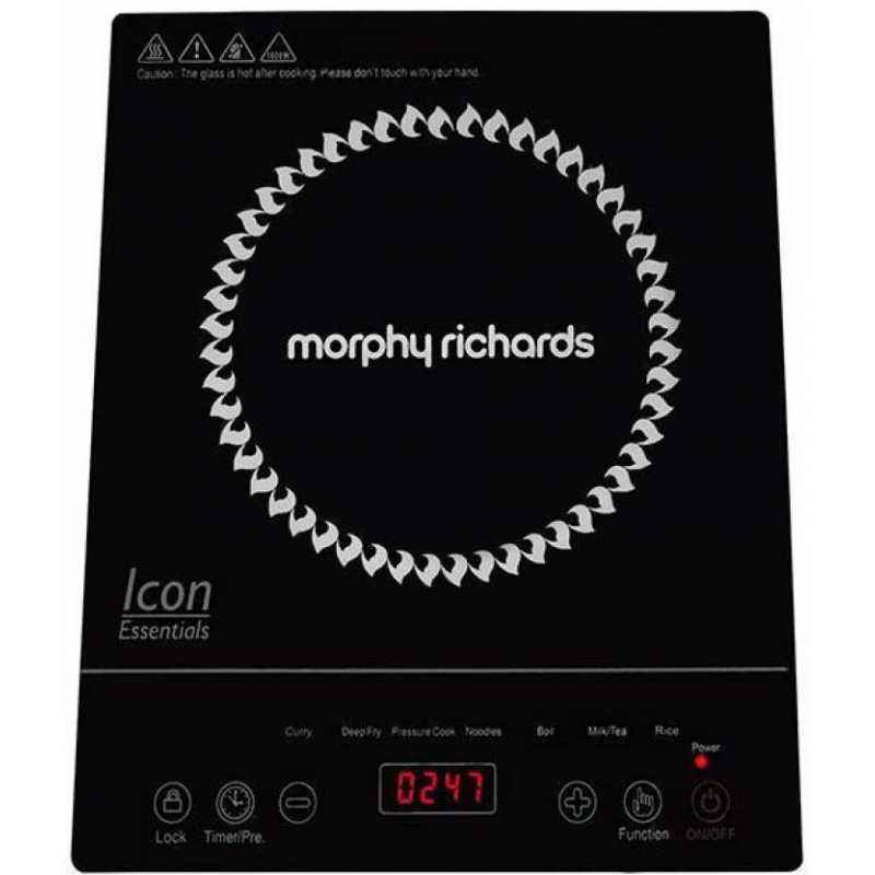 Morphy Richards Icon Essential 1600W Black Induction Cooktop, 820015
