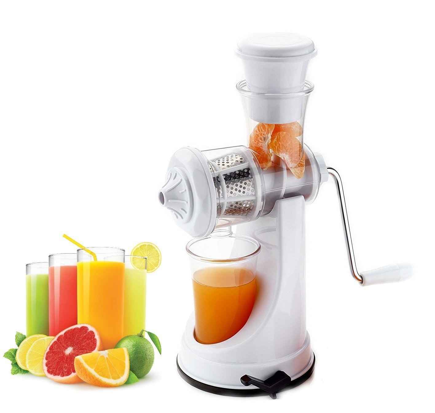 Buy Sm Elegant White Manual Hand Fruit Juicer Steel Handle