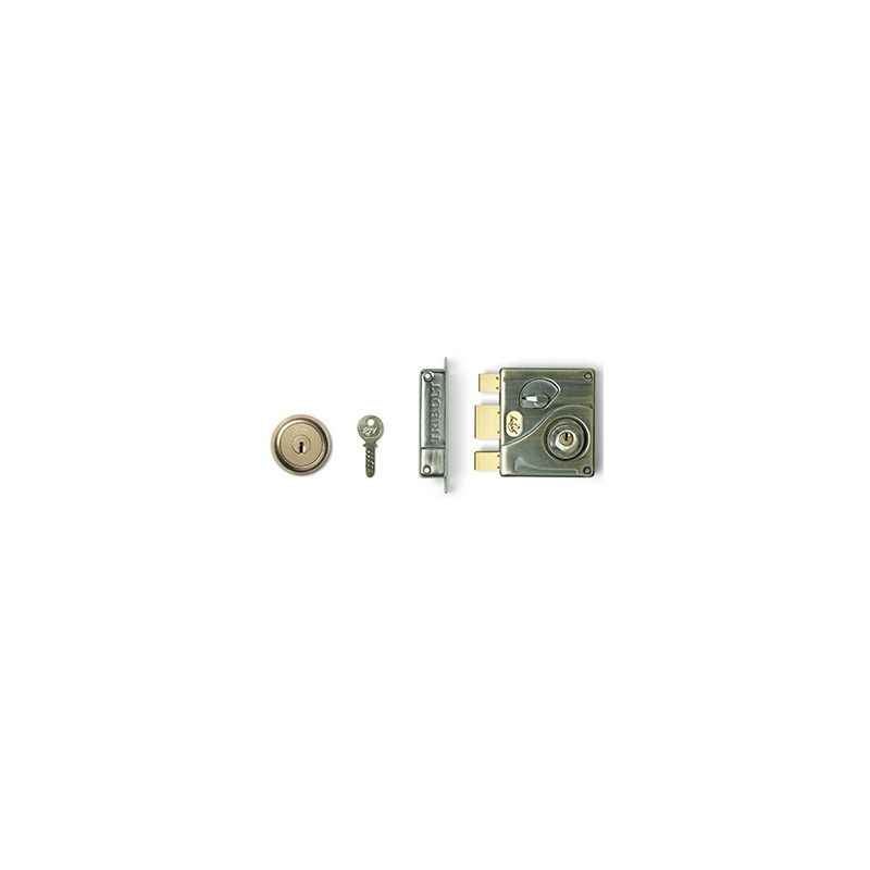 Godrej Ultra Tribolt 2C Deadbolt Antique Brass Rim Lock, 8115