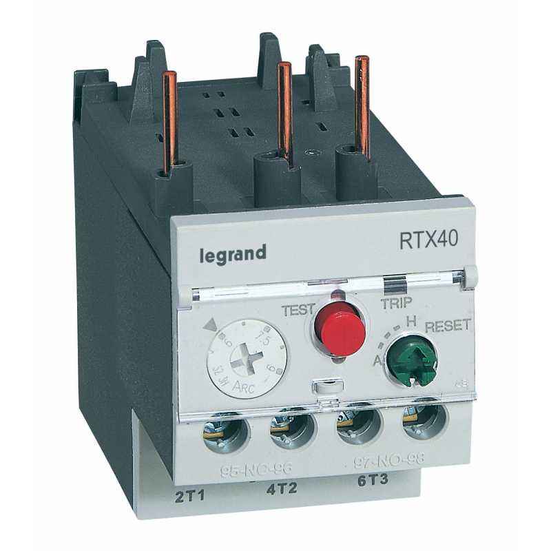 Legrand 3 Pole Contactors RTX³ 40 Integrated Auxiliary Contacts 1 NO + 1 NC, 4166 73