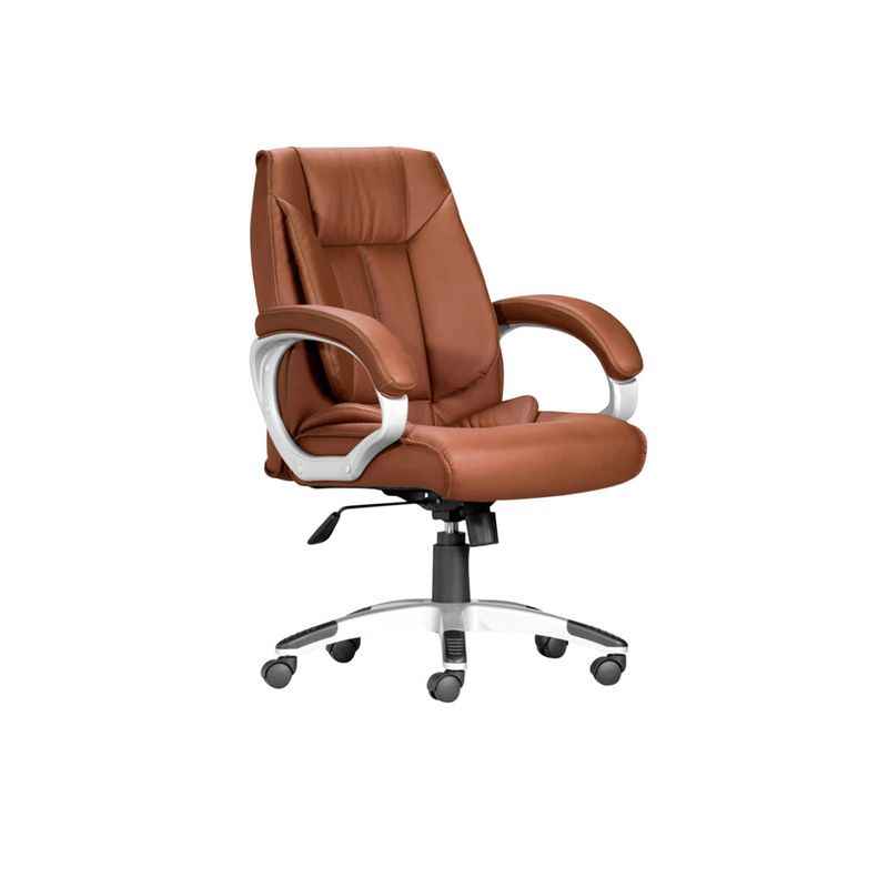 Adiko Executive Brown Medium Back Office Chair, 1213
