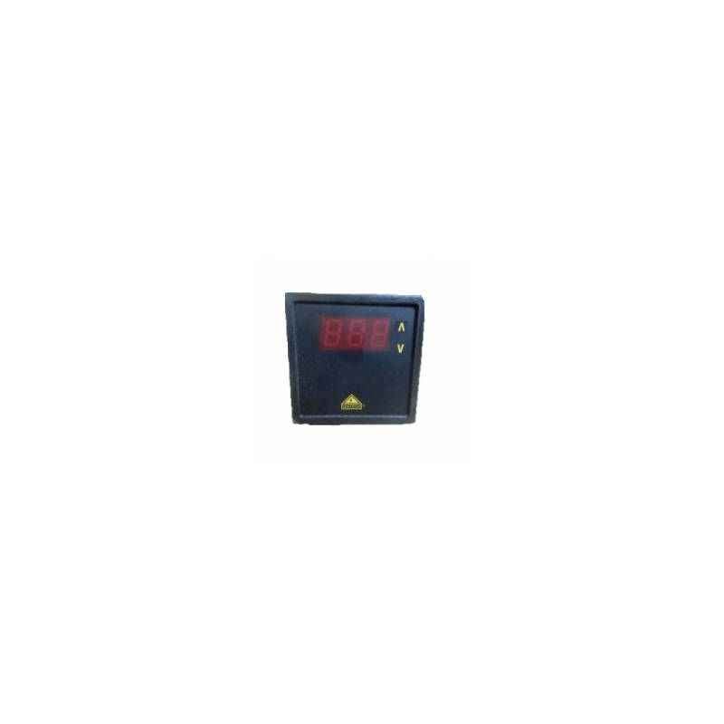 Unitech Digital Volt-Ampere Single Display Meter, Item Code:Uni-96VFDD