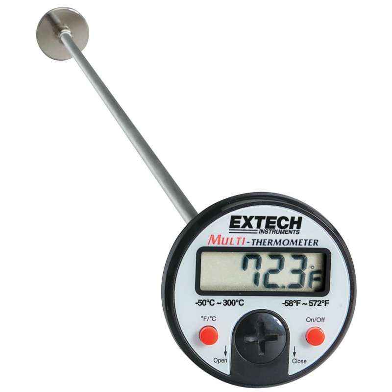 Extech Flat Surface Stem Dial Thermometer, 392052