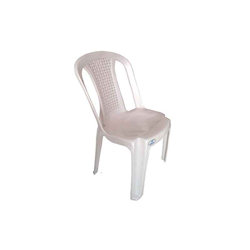Buy Nilkamal CHR4002 White Virgin Polymer Living Room Chair