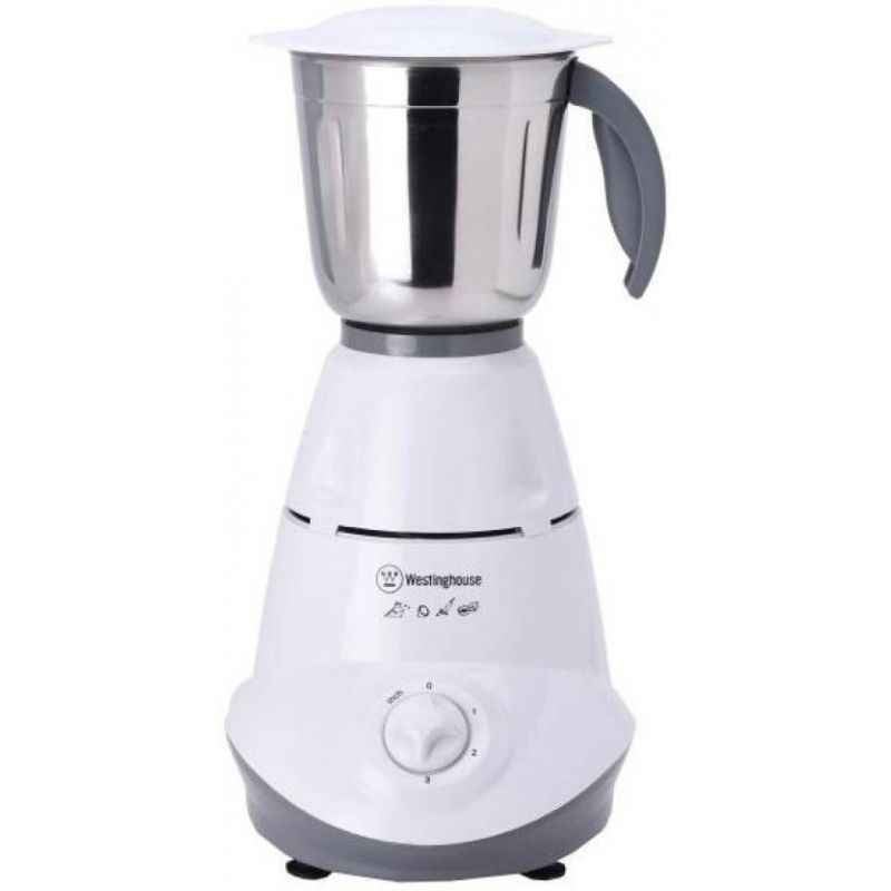 Westinghouse 500W White Mixer Grinder with 3 Jars, mm50W3A-DS