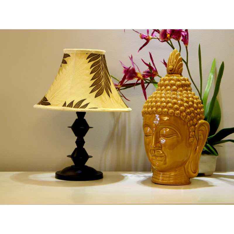Tucasa Table Lamp with Poly Silk Shade, LG-333, Weight: 550 g