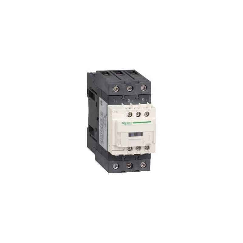 Schneider Electric TeSys Deca 40A 22kW 1NO+1NC Three Pole Power Contactor, LC1D40ABD, Coil Voltage: 24 VAC