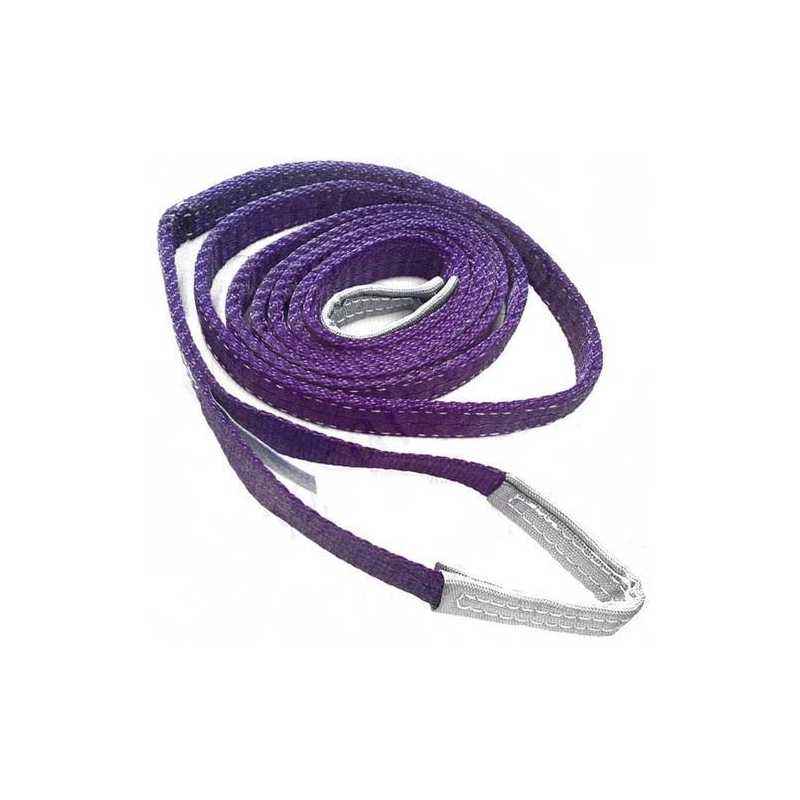 Ferreterro 1 Ton 2m Violet Double Ply Flat Polyester Webbing Sling