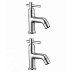 Kamal Pillar Faucet - Kamal Q/T, KML-2411-S2 (Pack of 2)
