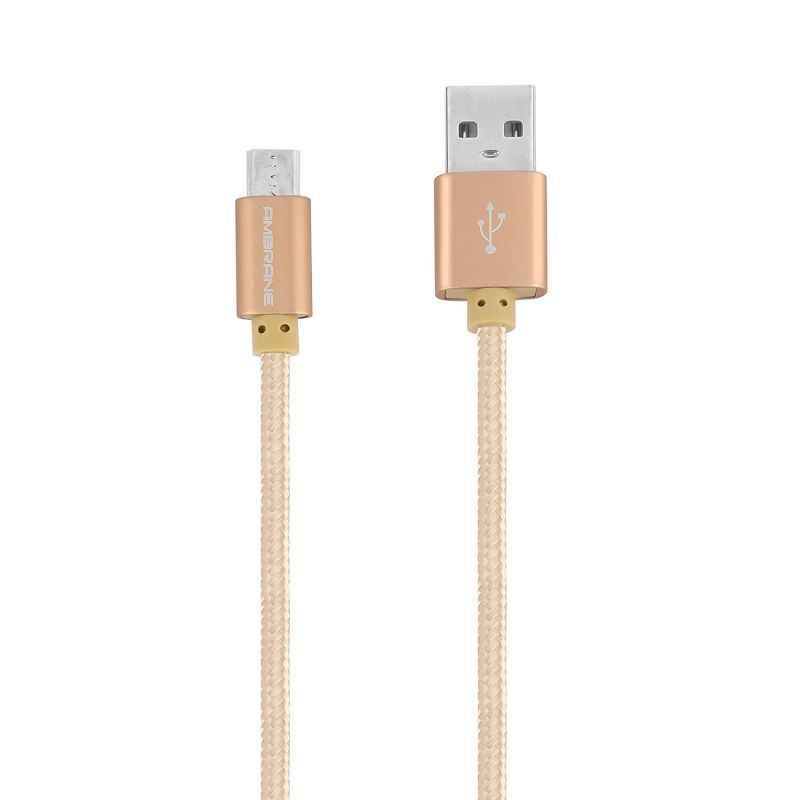 Ambrane AAC-22 Cotton Braided Charge & Sync USB Cable