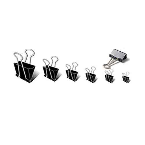 Buy Oddy 41mm Binder Clip 4PAC OD BCBLK41 Pack of 4 Online At