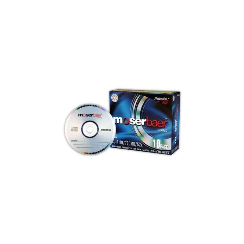 Buy Moserbaer CD-R Jewel Case (Pack of 10) Online At Best ...