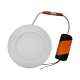 LumoGen 6W Round Cool White Slim LED Panel Light (Pack of 2)