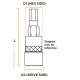 Groz 6mm 1/4 Inch Square Drive Hex Hand Socket, SKT/1-4/H6/UG