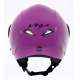 Vega Verve Motorbike Dull Purple Open Face Helmet, Size (Medium, 580 mm)