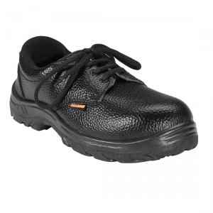 Agarson Power Steel Toe Black Work Safety Shoes, Size: 8