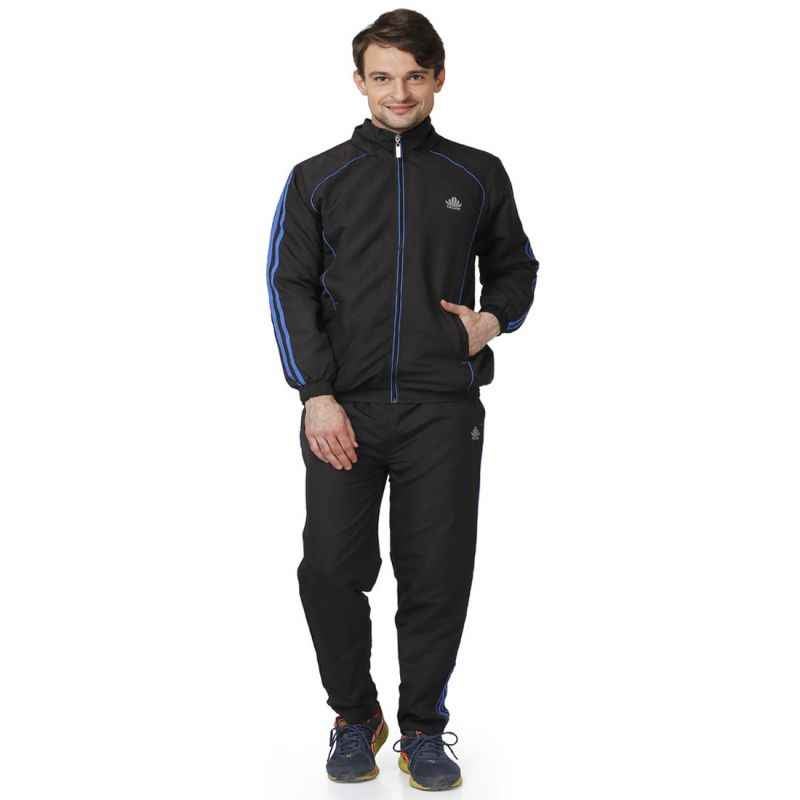 Abloom 127 Black & Royal Blue Tracksuit, Size: XXL
