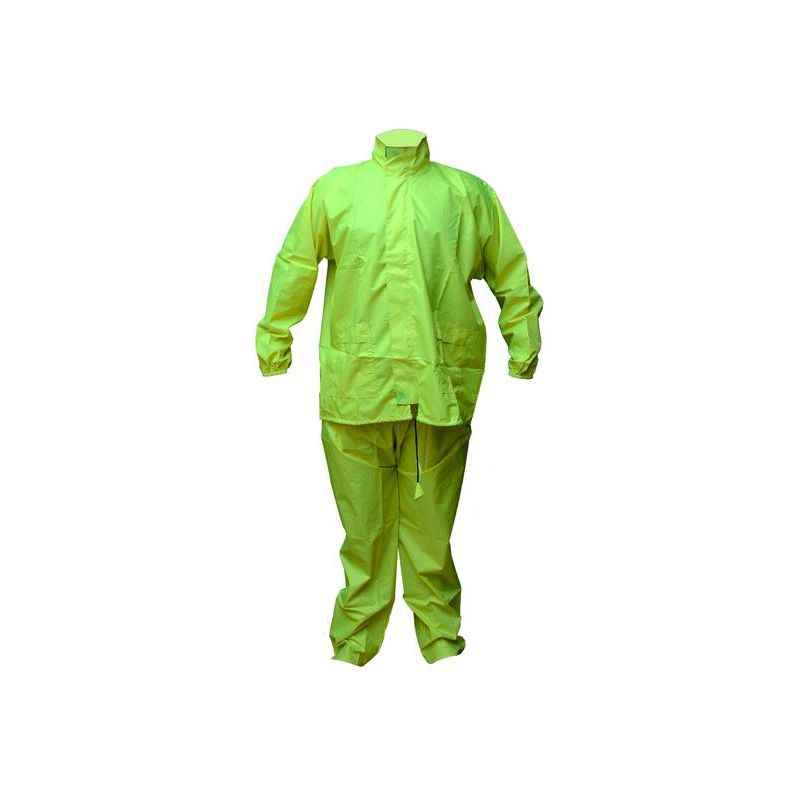 Safies Free Size Flouro Green Raincoat