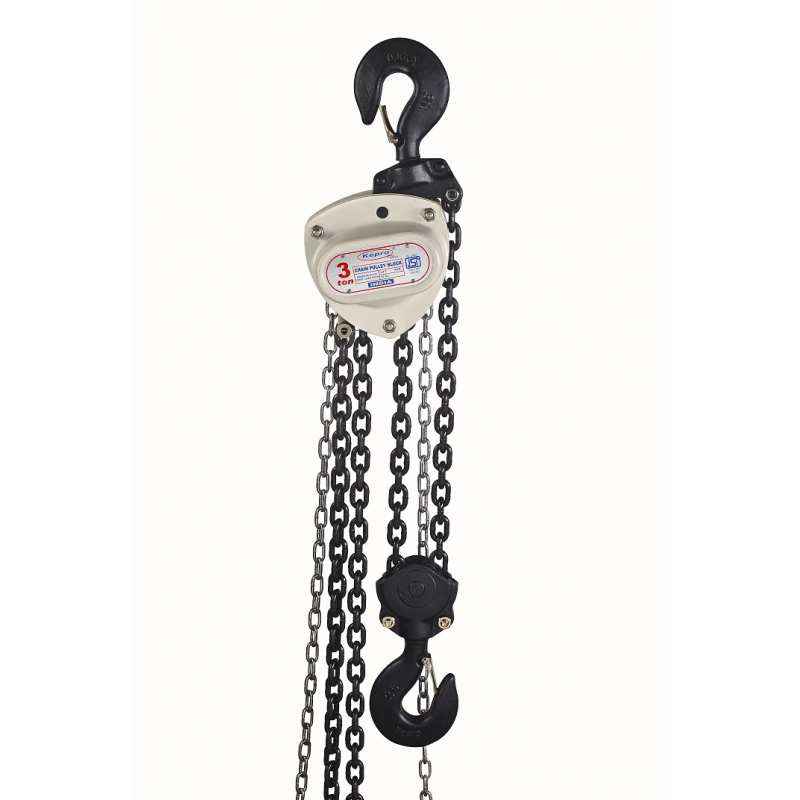 Kepro Plus ISI Marked 5 Ton 3m Lift Chain Pulley Block, KP050203