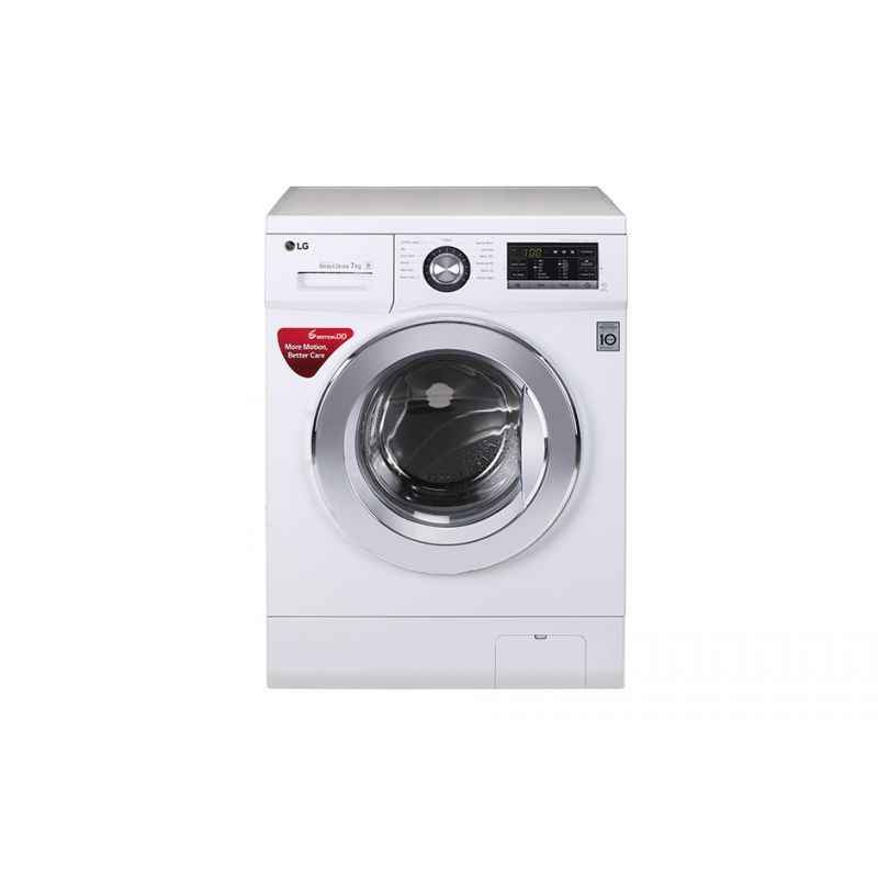 LG 7kg Blue White Front Loading Automatic Washing Machine, FH2G6HDNL22