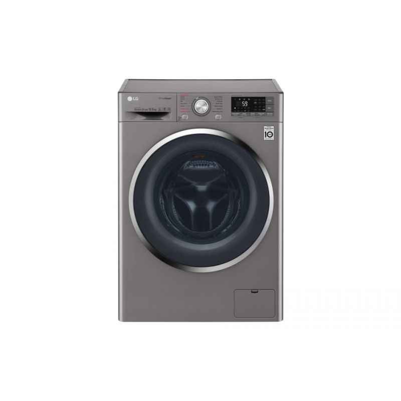 LG 10kg Stone Silver Front Loading Fully Automatic Washing Machine, F4J8JSP2S
