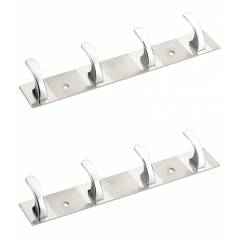 Doyours 2 Pieces 4 Pin Two Tone Hook Rail Set, DY-1300