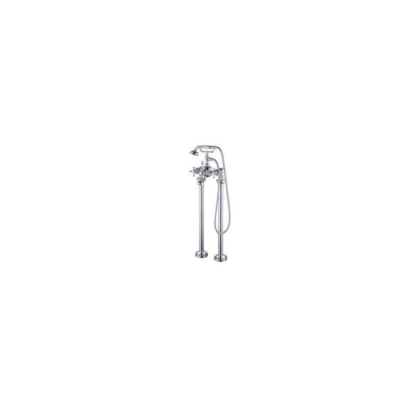 Bravat Louis XIV Series LX-006 Two-Hole Bath Mixer With Stand Pipes