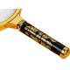 Stealodeal 90mm Black & Gold Magnifying Glass, Magnification: 10X